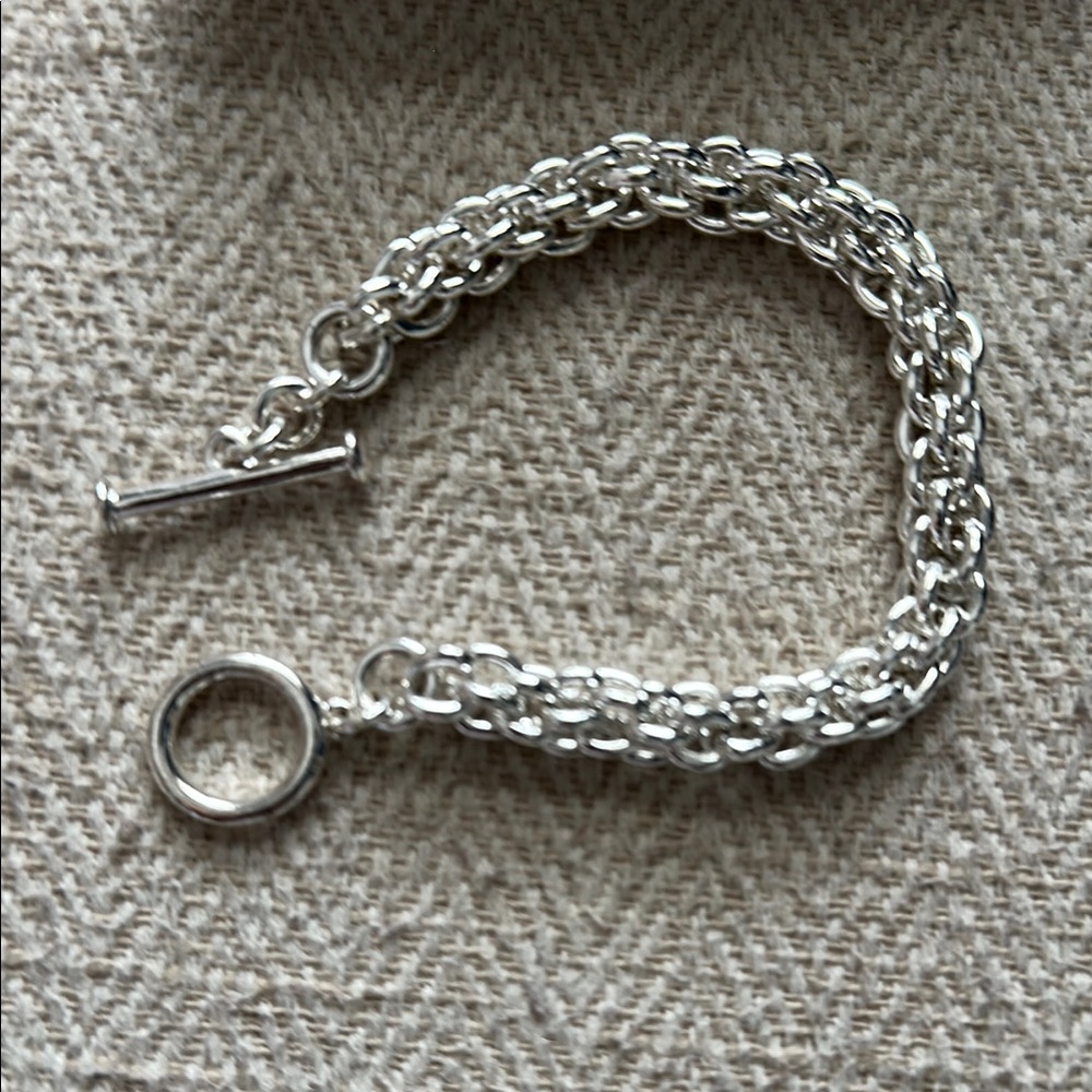 Ralph Lauren Chunky Silver Bracelet